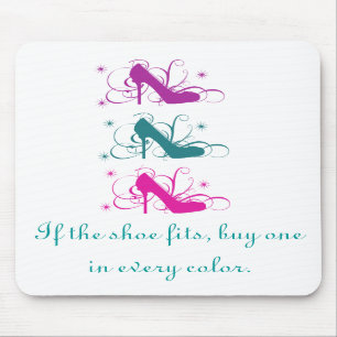 Se os calçados cabem Mousepad
