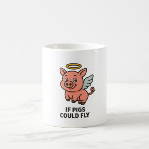 Se os Porcos Pudessem Voar – Caneca de Café Divert