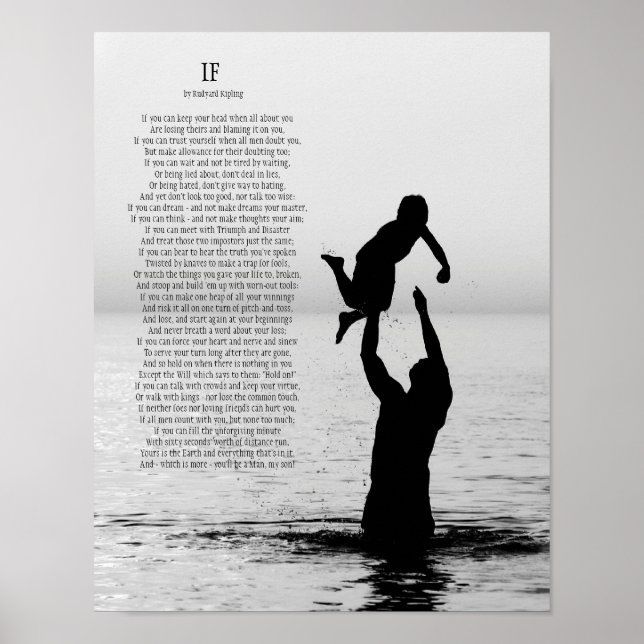 Se por Rudyard Kipling Poster 11 X 14 (Frente)