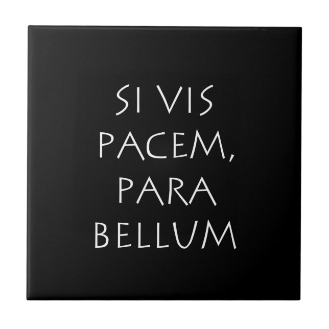 Se quer paz, prepare-se para a guerra (Frente)
