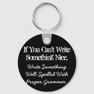 Se você não pode escrever a algo o chaveiro