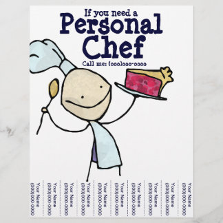 Se você precisa de um Chef Pessoal! Panfleto