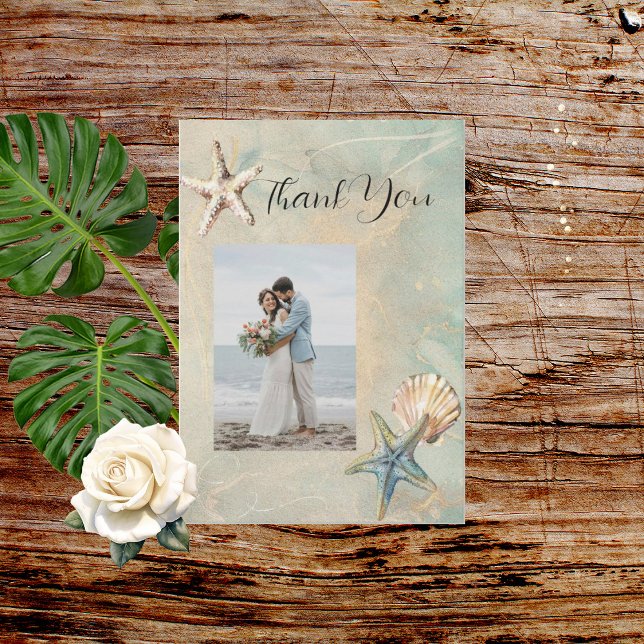 Sea Breeze Flat Cartões de agradecimentos (Criador carregado)