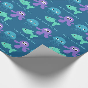 Sea Cria papel de embrulho personalizado
