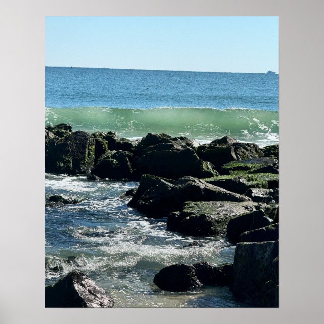 Sea Girt Ocean Poster (Frente)