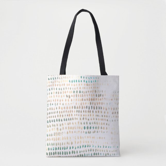 Sea Glass Beach Coastal Patteral Tote Bag (Frente)