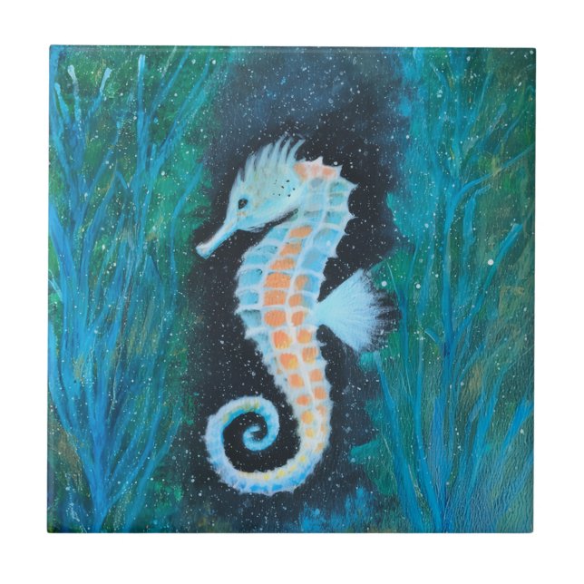 Sea Horse ceramic tile (Frente)