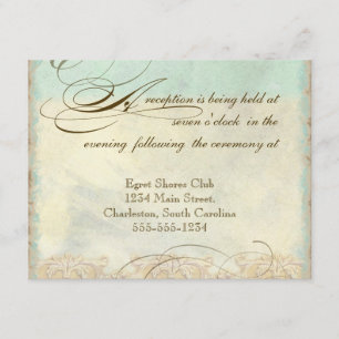 Sea Horse Coastal Beach - Convite de Casamento
