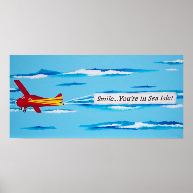 Sea Isle City, Poster de Nova Jersey (Frente)