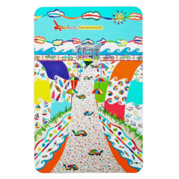 Sea Isle Promenade 4 x 6 ímã flexível