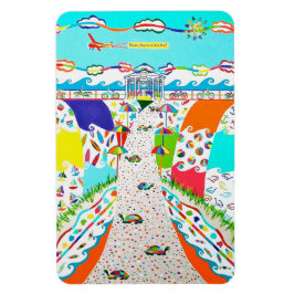 Sea Isle Promenade 4 x 6 ímã flexível