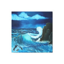 "Sea of Power" Stretch Canvas Print.