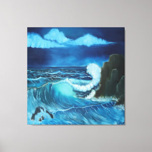 "Sea of Power" Stretch Canvas Print.
