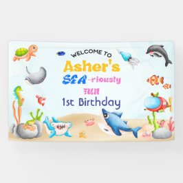 SEA-riously Fun Ocean Protector Bday Party Decor