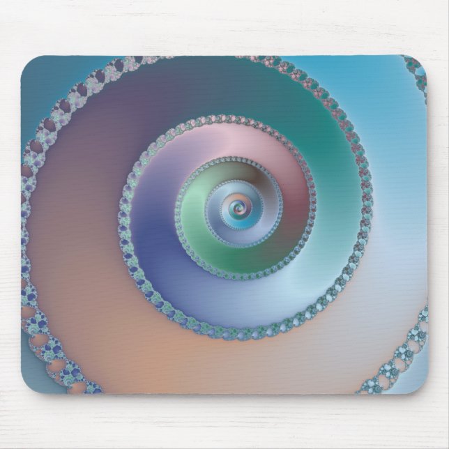Sea Shell - Fractal Mousepad (Frente)