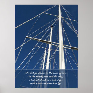Sea & Sky Poem Navega Poster