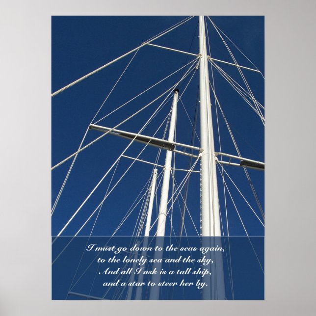 Sea & Sky Poem Navega Poster (Frente)