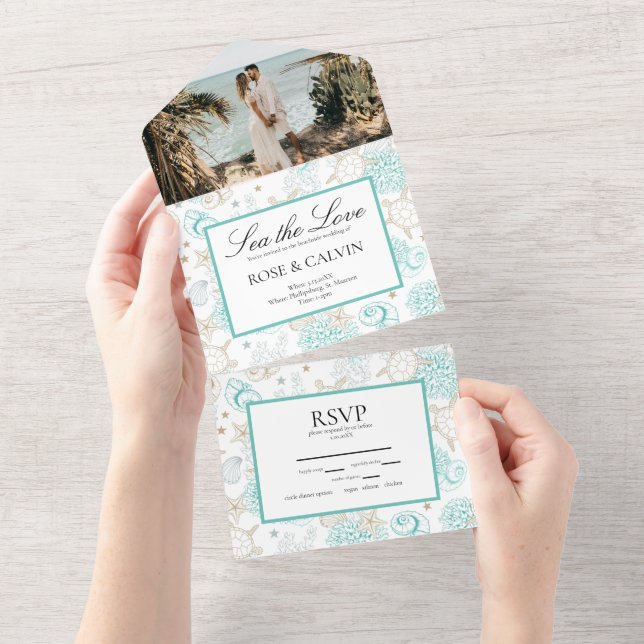 Sea the Love Beach Wedding (Aba destacável)