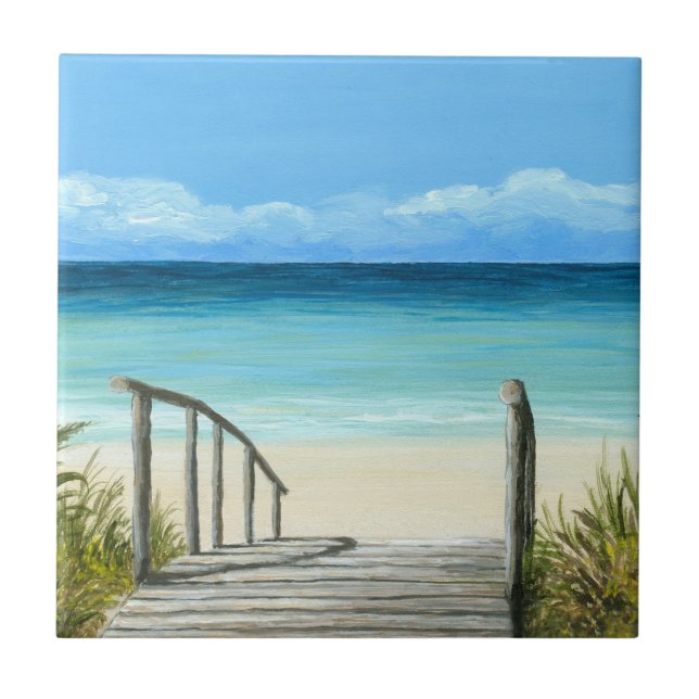 Sea View 147 Ocean Beach Cerâmica Azulejo (Frente)