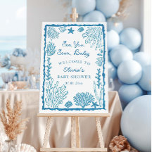 Sea You Soon Baby Shower Welcome 