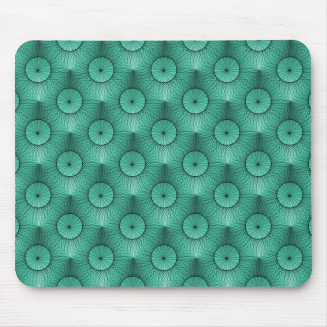 Seafoam Green Ultramodern Chic Mousepad (Frente)