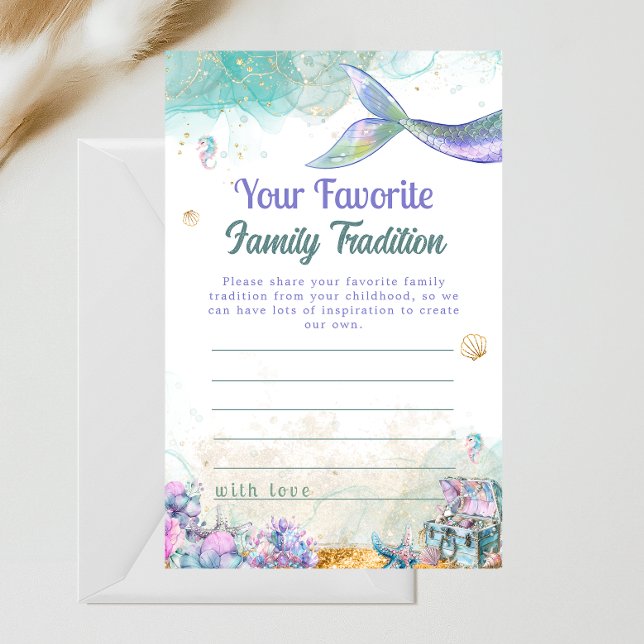 Seafoam Mermaid Family Tradition Keepsake (Criador carregado)