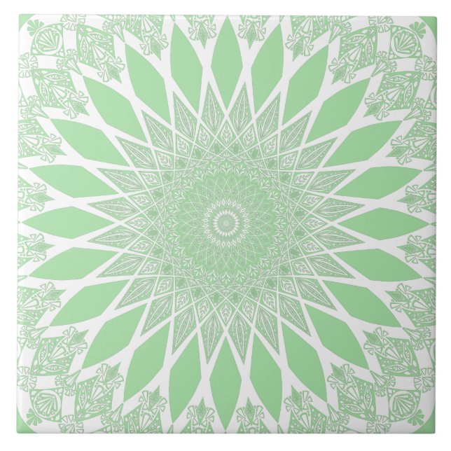 Seafoam Verde Tristyns Mandala (Frente)