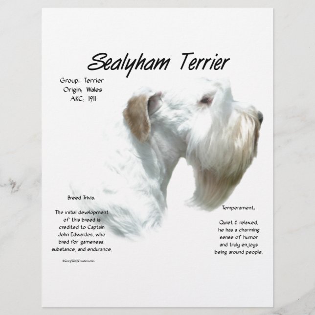 Sealyham Terrier History (Frente)