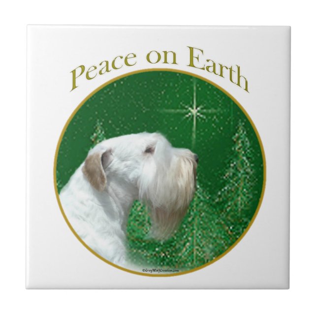 Sealyham Terrier Peace on Earth (Frente)