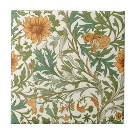 Seamless Arts and Crafts style repeating pattern