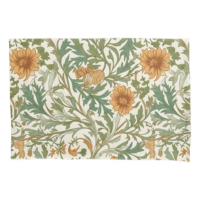 Seamless Arts and Crafts style repeating pattern (Frente-Esquerda)