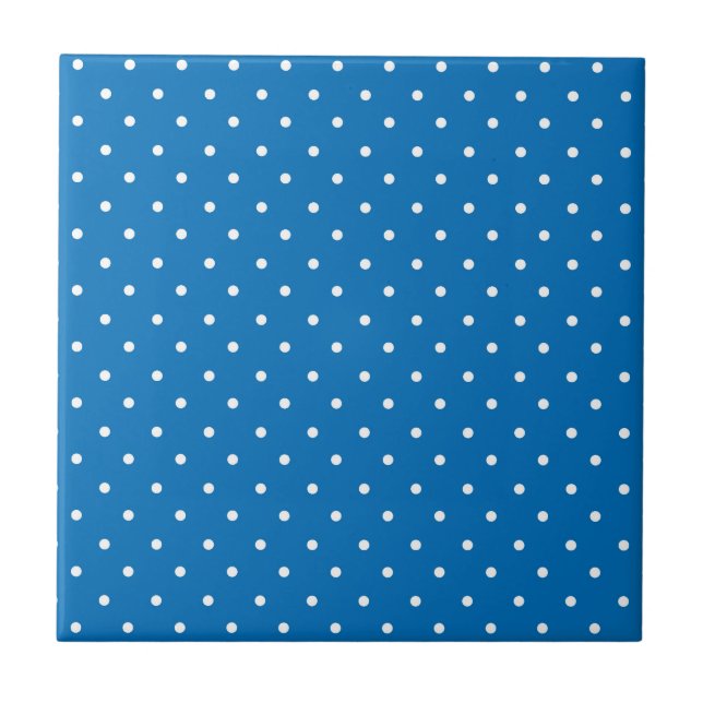 Seamless blue background polka dot pattern  (Frente)