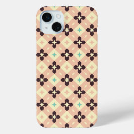 Seamless geometric floral  pattern