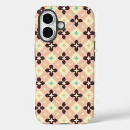 Seamless geometric floral  pattern