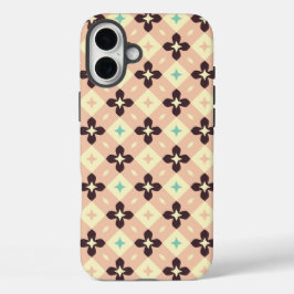 Seamless geometric floral  pattern