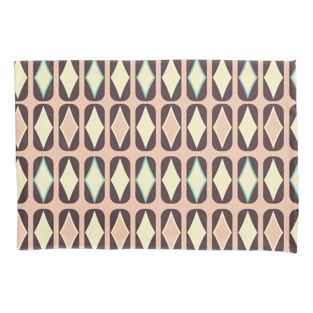 Seamless geometric pattern in dark brown leaf  (Frente-Esquerda)