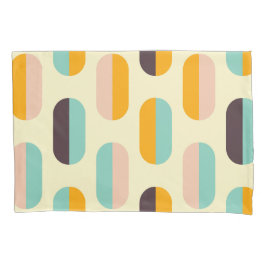 Seamless geometric pattern in retro vibes