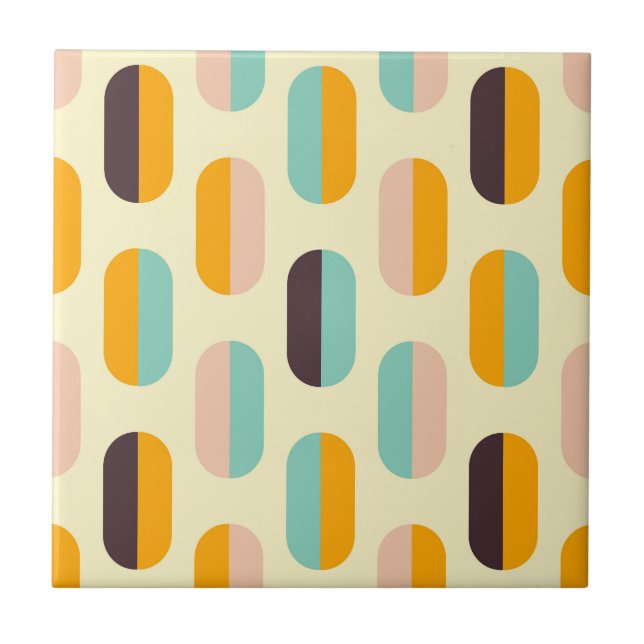 Seamless geometric pattern in retro vibes (Frente)