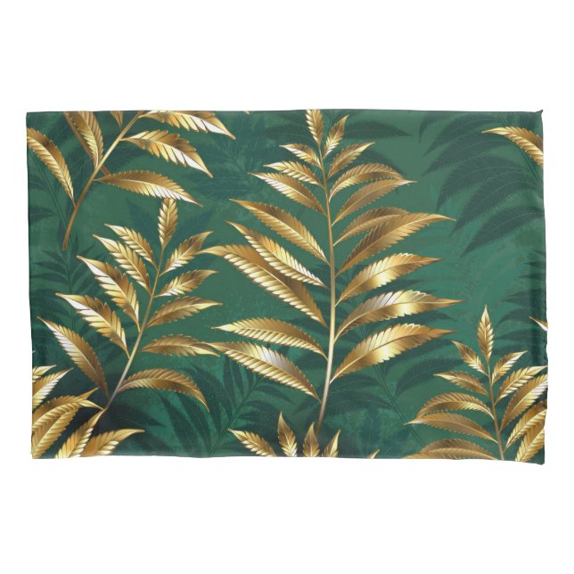 Seamless pattern with golden ferns (Frente)