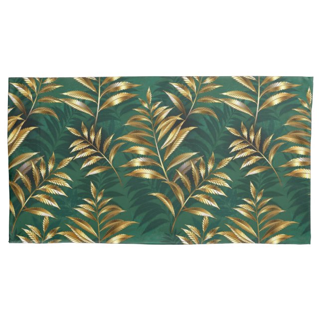 Seamless pattern with golden ferns (Frente)