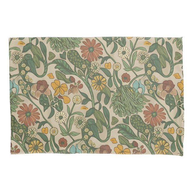 Seamless vintage botanical pattern  (Frente-Esquerda)