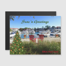 Seas n Saudações Hilton Head SC Magnetic Card