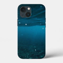 Seascape with Beach, Great Wave & Mount Sea Case