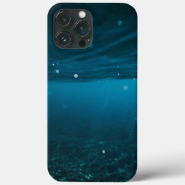 Seascape with Beach, Great Wave & Mount Sea Case