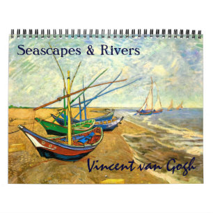 Seascapes de Vincent van Gogh & calendário dos