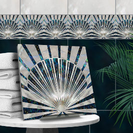 Seashell Art Deco - Abalone Shell e Pearl