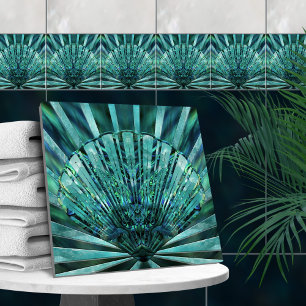 Seashell Art Deco - Aquamarine e Abalone