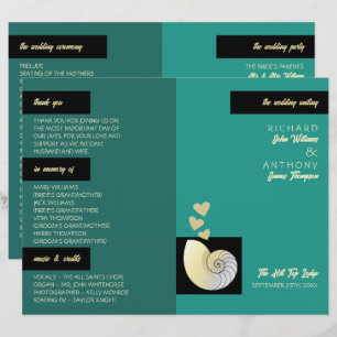 Seashell e Hearts, programa de casamento em praia
