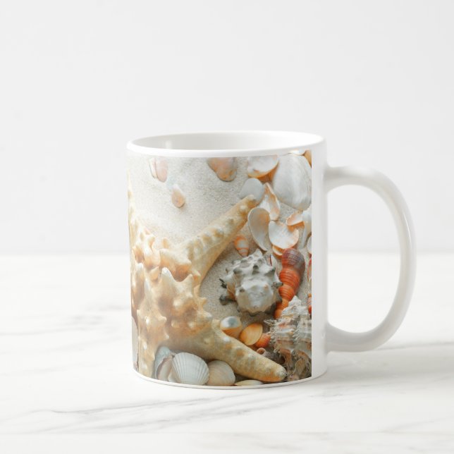 Seashells na caneca da praia (Direita)
