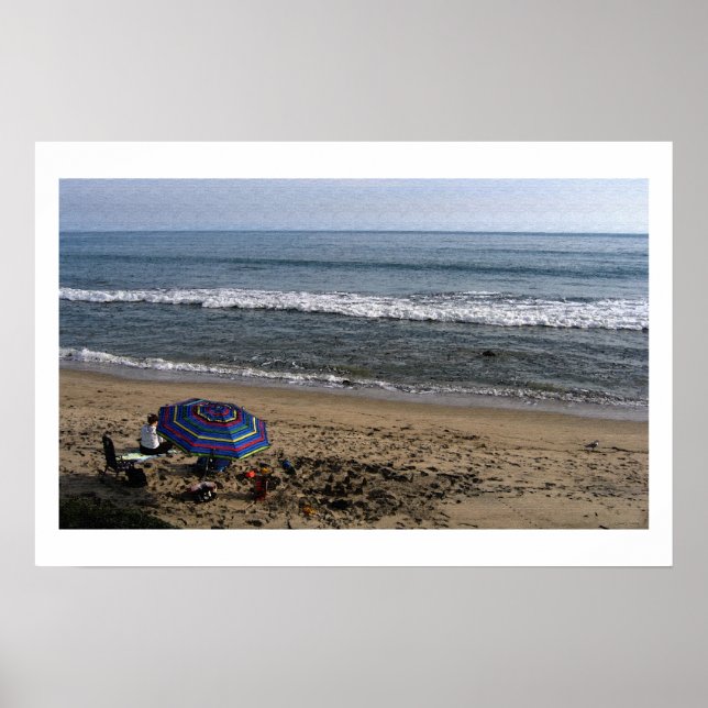 Seashore in Autumn 24 x 16 poster (Frente)